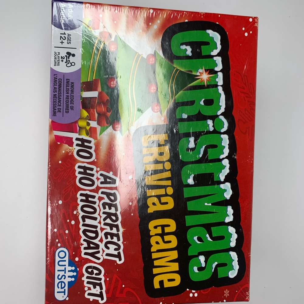 Vintage Board Game Christmas Trivia Games Vtg New